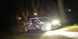 Zware crash in Eurol Hellendoorn Rally voor Bob de Jong