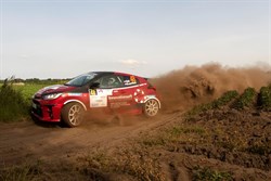 Het gaat er heet aan toe in GR Yaris Challenge tijdens Vechtdal Rally