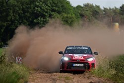 Geslaagd debuut Eduard Eertink in GR Yaris Challenge tijdens Vechtdal Rally