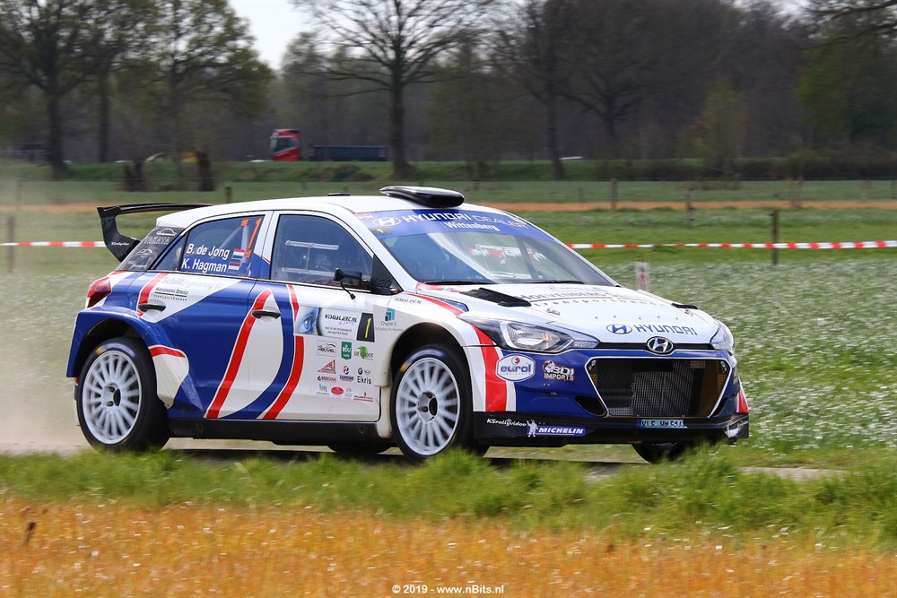 Bob de Jong met Hyundai i20 R5 favoriet in GTC Rally