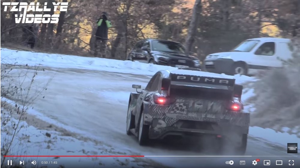 Ford Puma WRC Monte Carlo test