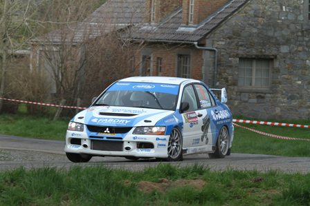 Fabory Rallyteam stoeit met afstelling in Namen