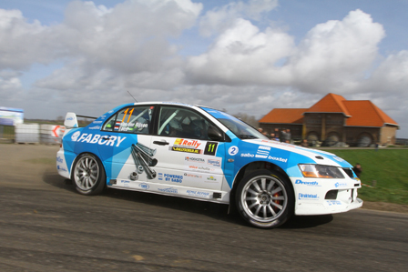 Kapotte turbo nekt Fabory Rallyteam