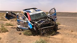 Zware crash Van Loon in Marokko